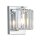 Badleuchte LED G9 Kristall IP44 in Chrom B: 12 cm klein