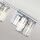 Wandlampe Badezimmer mit 3x LED G9 Kristall IP44 Chrom