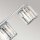 Wandlampe Badezimmer mit 3x LED G9 Kristall IP44 Chrom