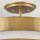 Deckenlampe Metall Ø 37,3 cm rund in Messing Antik Weiß
