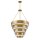 Pendelleuchte Messing Antik Ø 69,2 cm H: max. 195,7 cm 8x E14