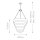 Pendelleuchte Messing Antik Ø 69,2 cm H: max. 195,7 cm 8x E14