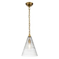 Pendelleuchte Glasschirm D: 29,5 cm E27 h&ouml;henverstellbar