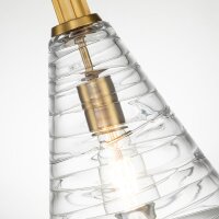 Pendelleuchte Glasschirm D: 29,5 cm E27...