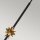 Pendelleuchte Schwarz Gold Ø 17,8 cm schmal Modern kunstvoll