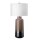 Tischleuchte MYNDIR Braun Creme Keramik 76cm Lampe