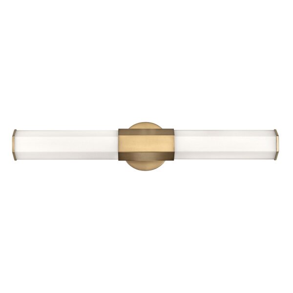 Luminaire LED pour salle de bain verre métal IP44 65,9 cm de haut allongé