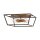 Deckenlampe Metall B: 45,7 cm in Messing Bronze E27