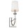 Badleuchte Wand 40,6 cm hoch IP44 Chrom Weiß