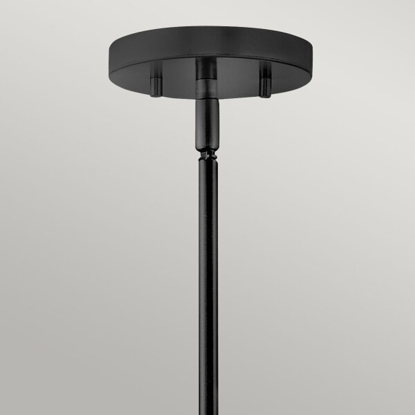 Deckenleuchte Weiß Schwarz Ø 58,4 cm Stoff Metall 4x E14