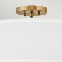 Lampe de plafonnier tissu métal D : 58,4 cm en...