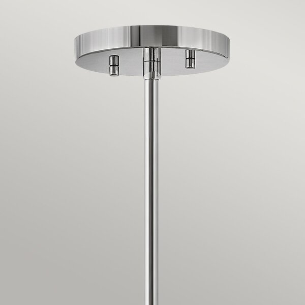 Deckenleuchte Stoffschirm E14 Ø 58,4 cm 4x rund Weiß Nickel