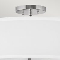 Deckenleuchte Stoffschirm E14 Ø 58,4 cm 4x rund...