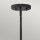 Deckenlampe Stoff Metall Ø 40,6 cm Weiß Schwarz 3x E14