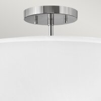 Plafonnier tissu métal rond Ø 40,6 cm 3x...