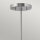 Plafonnier tissu métal rond Ø 40,6 cm 3x E14 blanc nickel