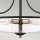 Deckenlampe Metall Glas rund D: 42,2 cm E27 3-flammig