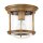 Lampe de salle de bain plafond en bronze Ø 19,6 cm rond IP44 E27