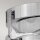 Deckenleuchte rund D: 40 cm Chrom aus Metall Glas 3x E27