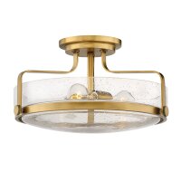 Deckenleuchte Glas Metall Ø 45,6 cm rund 3x E27...