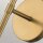 Badlampe Wand Metall Glas IP44 H: 40,3 cm in Messing Antik