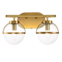 Lampe de salle de bain miroir m&eacute;tal verre L : 38,1...