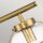 Badezimmerleuchte Wand IP44 60,6 cm lang in Messing Antik