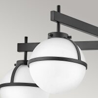 Badleuchte Decke Schwarz Weiß IP44 81,3 cm breit...