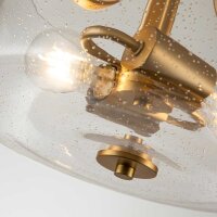 Lampe de plafonnier verre abat-jour Ø 31,3 cm en...