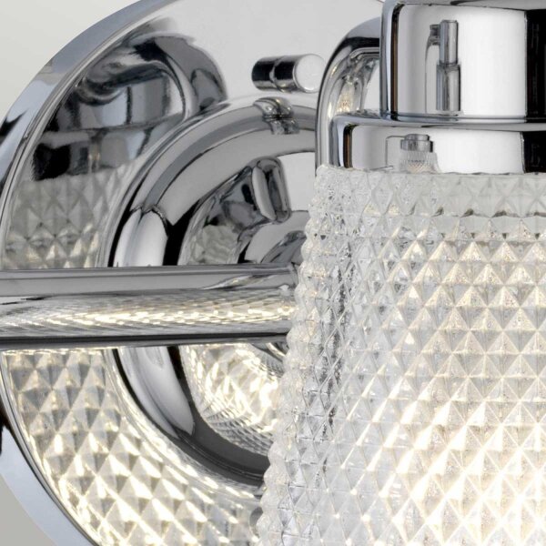 Luminaire de salle de bain mural IP44 54,5 cm de large avec 3x G9 LED