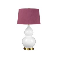 Lampe de table Blanc Violet 64 cm de haut E27...