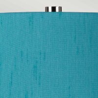 Lampe de table tissu céramique 64 cm E27 blanc...