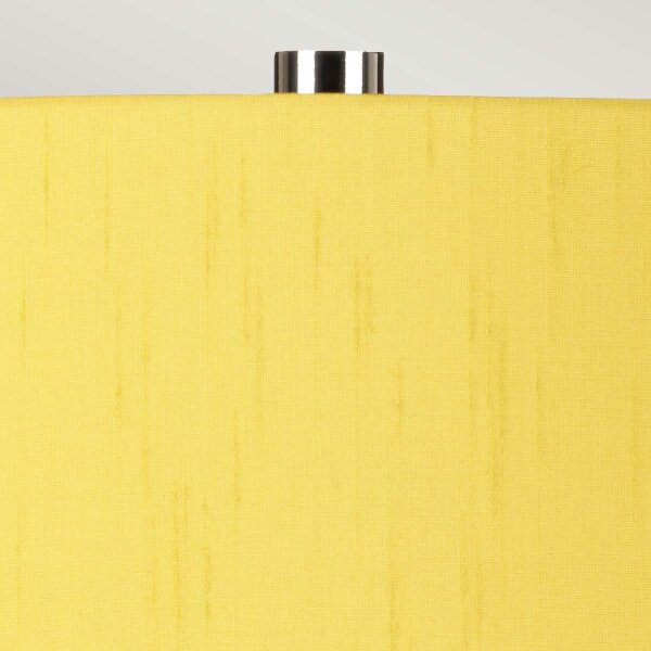 Lampe de table Blanc Jaune Céramique Tissu E27 64 cm Rétro WINTA