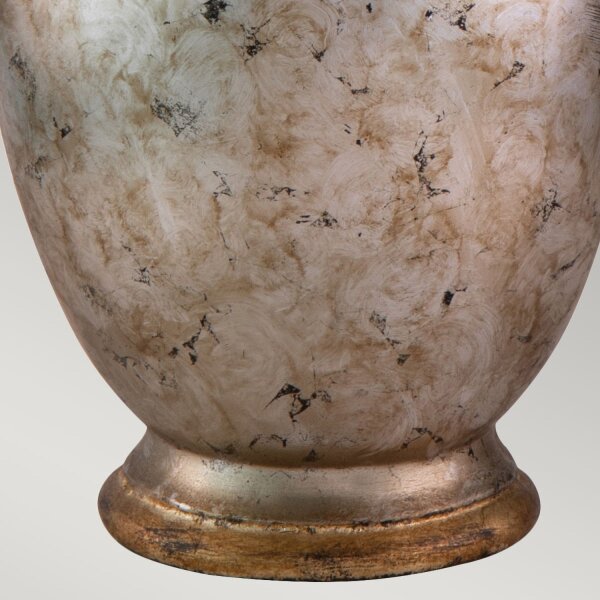 Lampe de table E27 argent antique or 61 cm de haut Classique