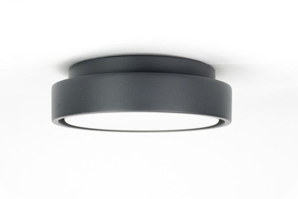 Runde LED Wandleuchte Aluminium IP65 18 W 4000 K Ø20 cm