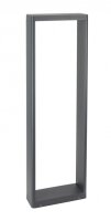 LED Stehlampe außen Aluminium Glas IP65 9 W 75 cm hoch
