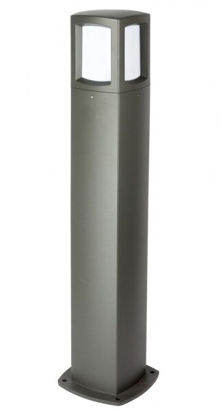 Kleine Wegeleuchte Dunkelgrau Aluminium E27 IP65 100 cm