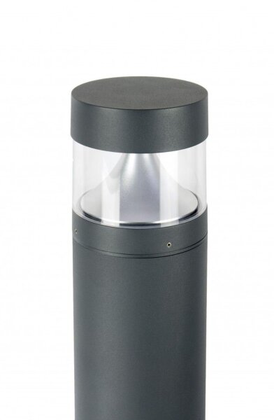 Borne déclairage LED en aluminium gris foncé IP65 98 cm
