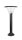 Lampe dextérieur IP65 66 cm noir blanc E27