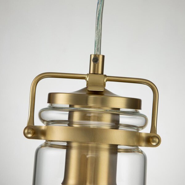 Pendelleuchte Metall Glas B: 12 cm H: max. 287 cm ARCO