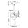 Pendelleuchte Metall Glas B: 12 cm H: max. 287 cm ARCO