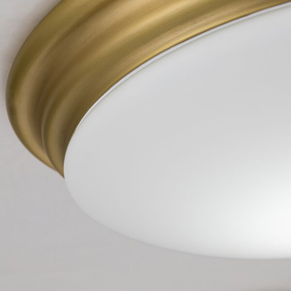Deckenlampe Bad IP44 rund D: 35,6 cm mit LED 3000 K