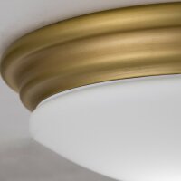 Lampe de plafonnier salle de bain IP44 ronde D : 35,6 cm...