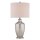 Lampe de table SASAR Crème Argent H:75cm Ø38cm Lampe