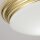 Deckenleuchte LED GX53 IP44 D: 35,6 cm rund Metall Glas