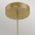 Hängelampe LED in Creme Gold B: 96,7 cm Modern Design