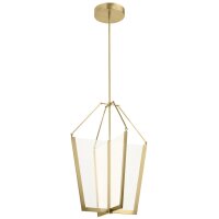 LED Hängeleuchte Metall 52,8 cm breit 3000 K Modern