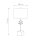 Tischlampe Schwarz Gold Antik Modern Pergament Schirm