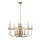 Lustre métal L : 88,2 cm en laiton hauteur réglable