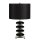 Lampe de table LAZI Noir Porcelaine H:60cm Lampe